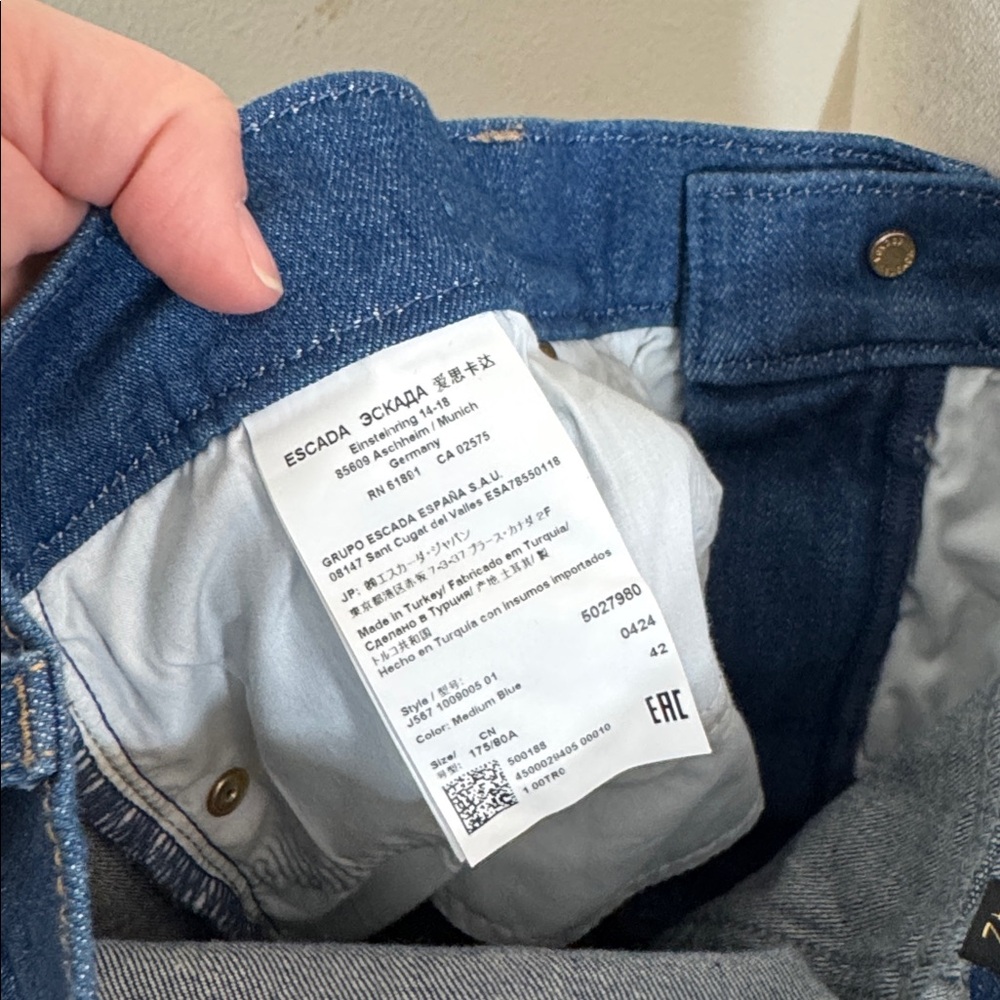 Eacada Zip Ankle Trouser Jeans - Picture 7 of 10